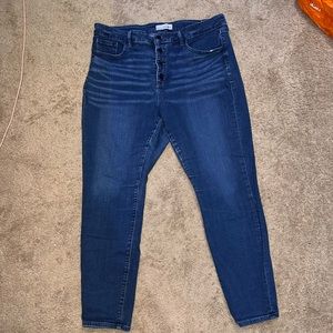 Ann Taylor LOFT Denim Curvy Skinny Jeans Women's Size 32/14